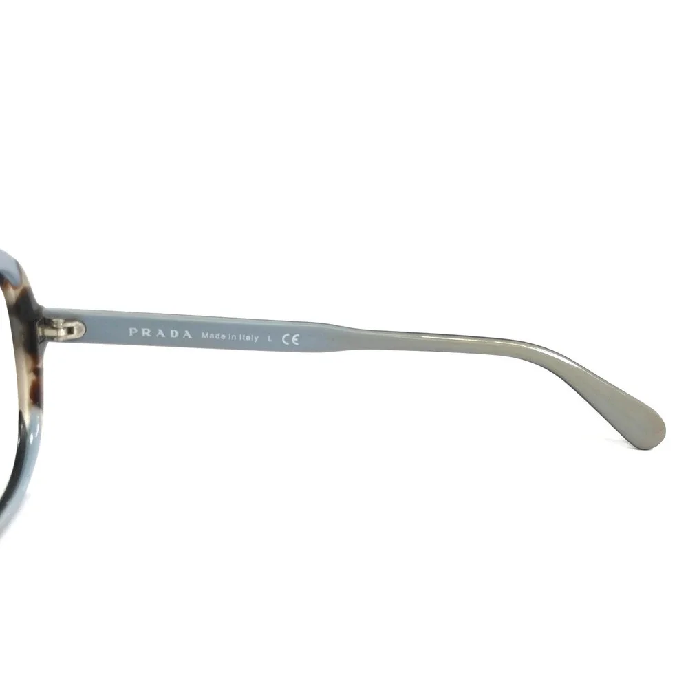 Prada Eyeglasses Frames VPR03V KHR-1O1 Black Blue Tortoise Full Rim 54-17-140